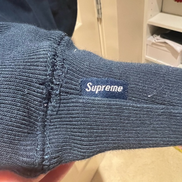 Navy Supreme Hoodie - Picture 5 of 5